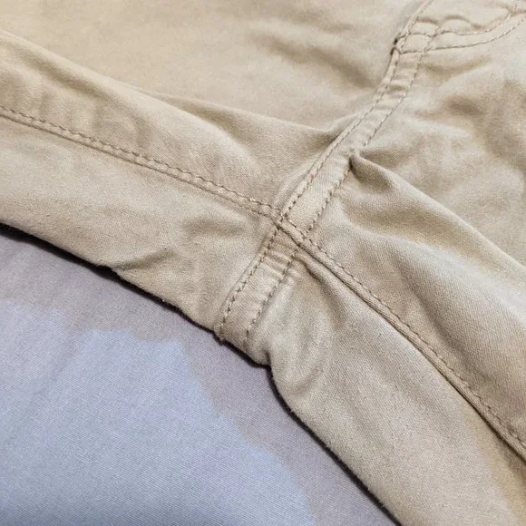 American Eagle Khaki Tan Jeggings Size 12 Short Super Super Stretch X - Picture 12 of 15